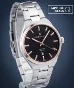 Ρολόι Ανδρικά DESTELL Aries Black Silver Steel Sapphire