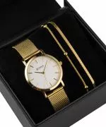 BOWA Tokyo White-Gold Mesh 33 Gift Set (ρολόι + βραχιόλι)