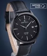 Ρολόι Ανδρικά DESTELL Pictor Full Black Leather Sapphire