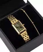 Ρολόι Γυναικεία BOWA Paris Green-Gold Steel 20 Gift Set