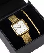 Ρολόι Γυναικεία BOWA Vienna White Gold Mesh 29 Gift Set