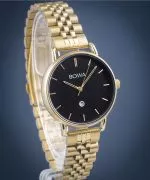 Ρολόι Γυναικεία BOWA Milan Black Gold Steel 34