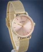 Ρολόι Γυναικεία BOWA Milan Pink-Gold Mesh 34