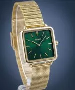 Ρολόι Γυναικεία BOWA Vienna Green Gold Mesh 29