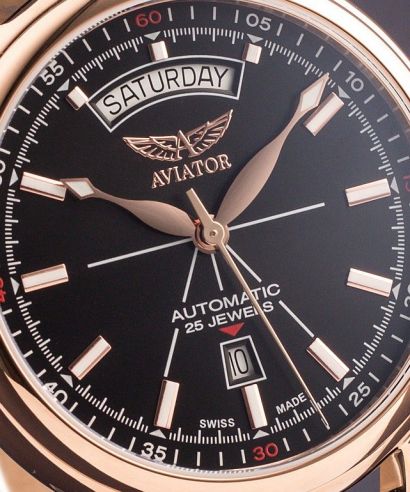 Ρολόι Ανδρικά Aviator Douglas Day-Date