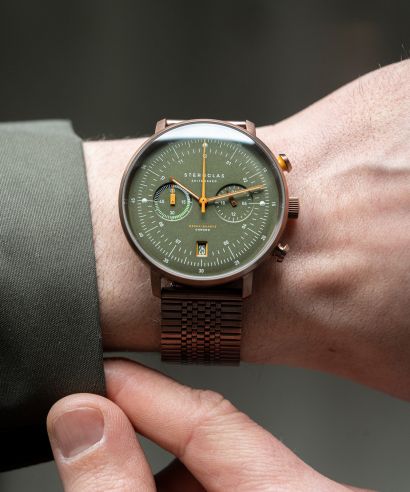 Ρολόι Ανδρικά Sternglas Hamburg Mecha-Quartz Chrono