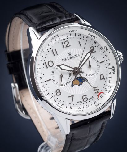 Ρολόι Ανδρικά Delbana Retro Moonphase