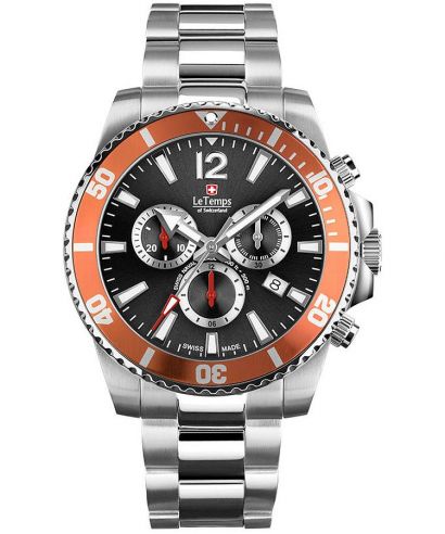 Ρολόι Ανδρικά Le Temps Swiss Naval Patrol Chronograph