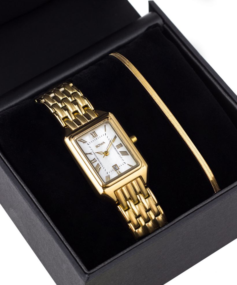Ρολόι Γυναικεία BOWA Barcelona Pearl Gold Steel 23 Gift Set