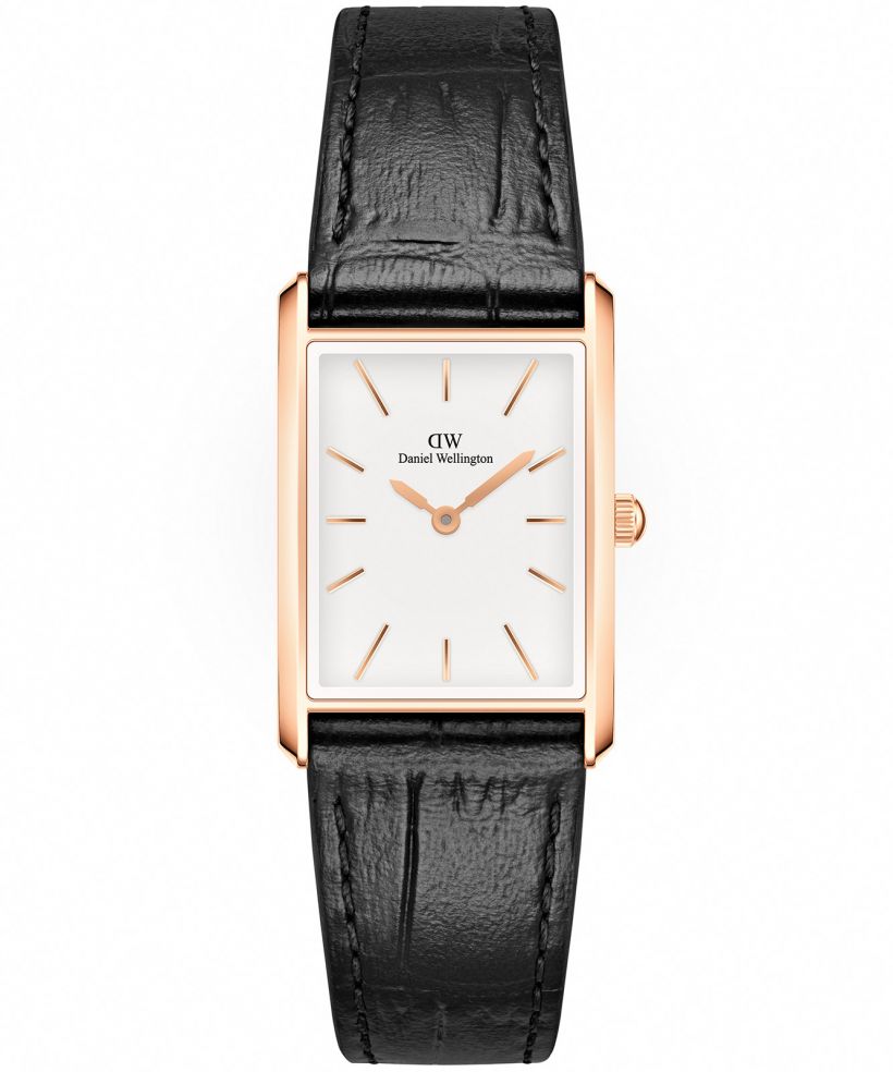 Ρολόι Γυναικεία Daniel Wellington Bound Black Crocodile Rose Gold 20