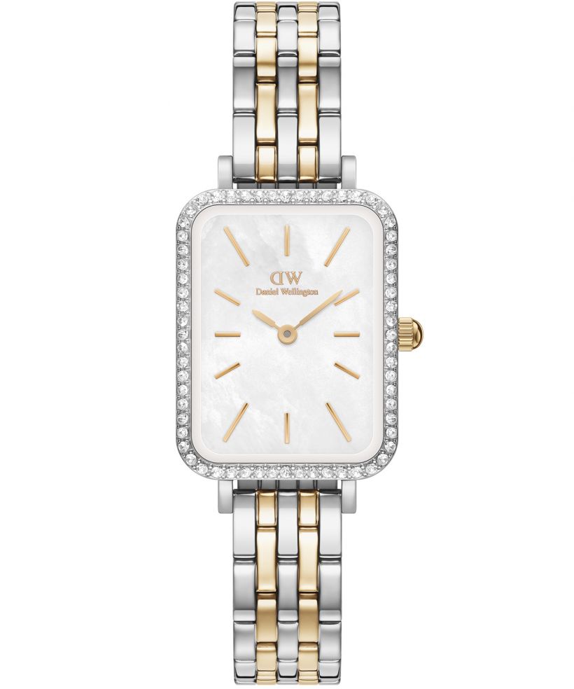 Ρολόι Γυναικεία Daniel Wellington Quadro Lumine Bezel 5-Link Two-Tone 40