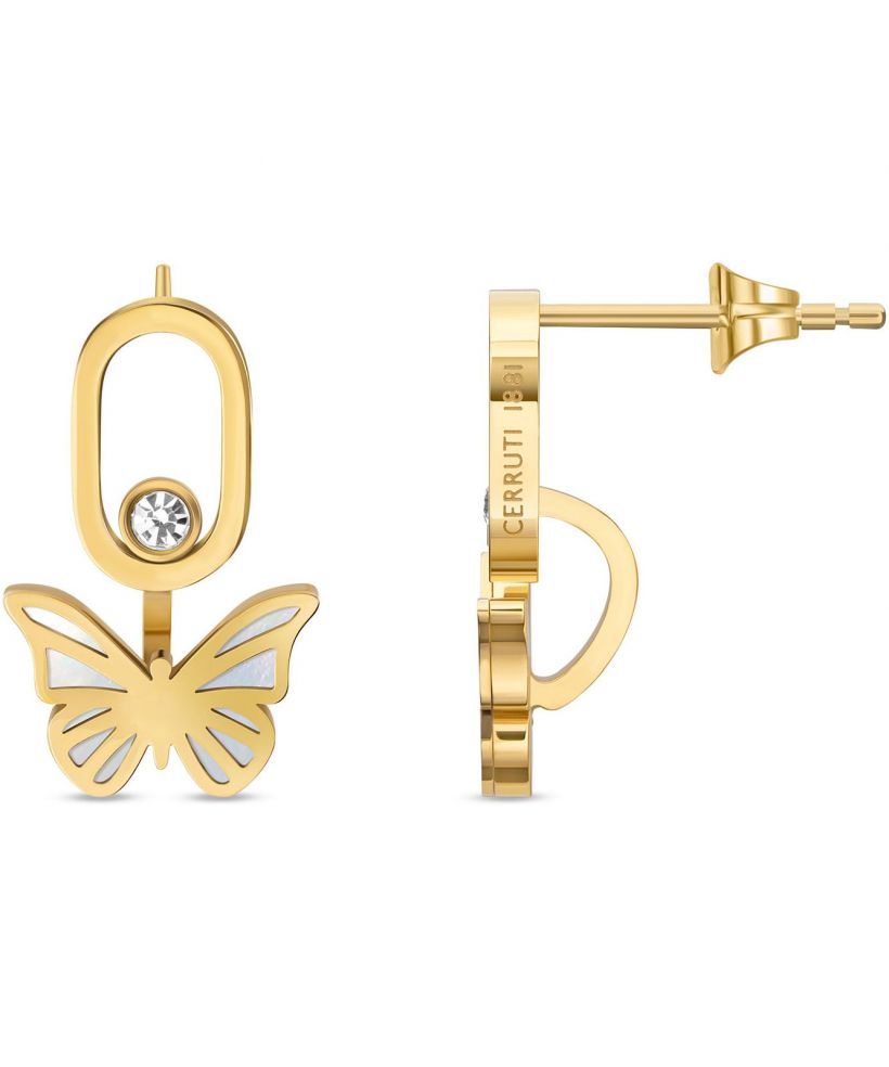 Σκουλαρίκια Cerruti 1881 Luxury CRR Butterfly