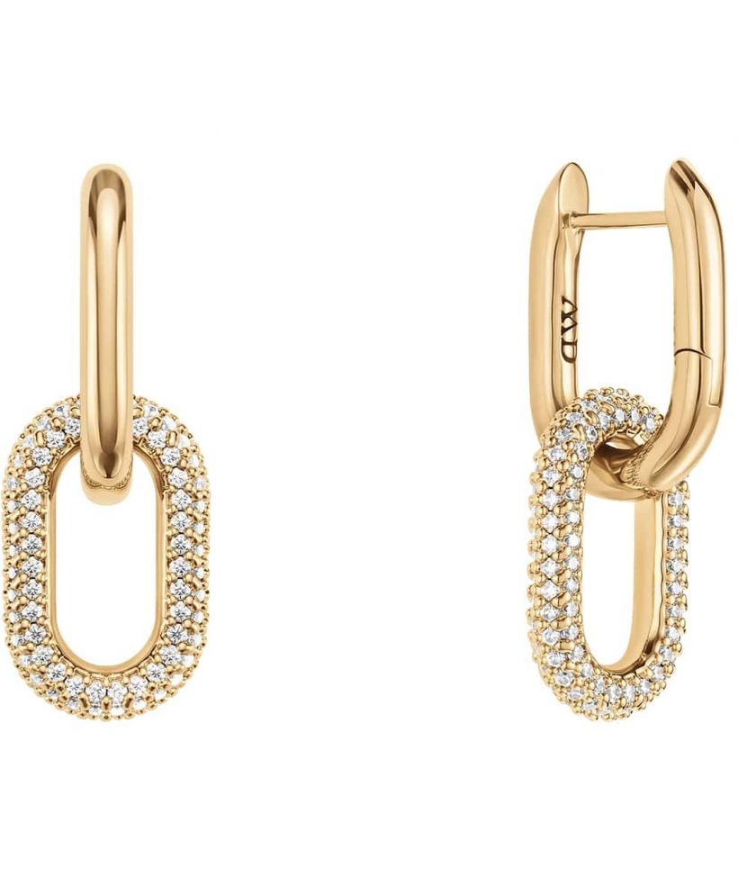 Σκουλαρίκια Daniel Wellington Crystal Link Gold