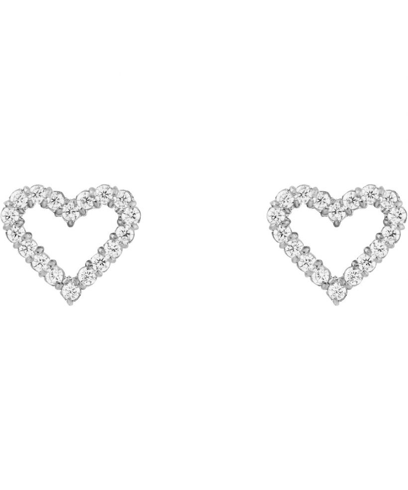 Σκουλαρίκια Daniel Wellington Mirelle Heart Silver