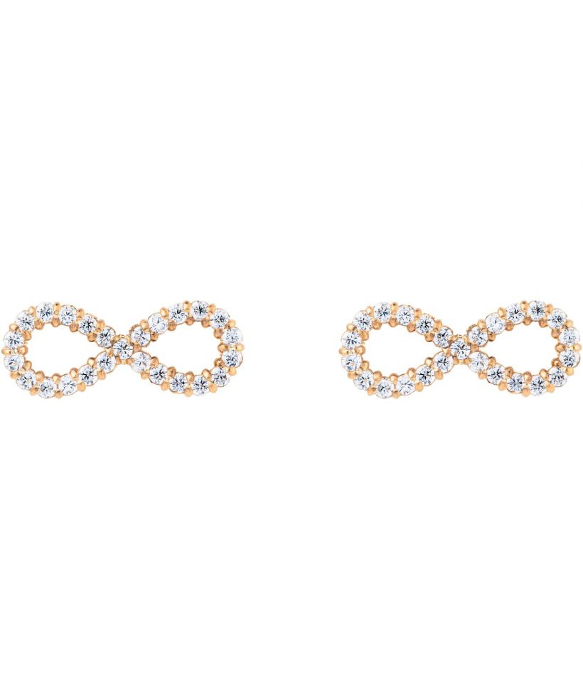 Σκουλαρίκια Daniel Wellington Mirelle Infinity Rose Gold