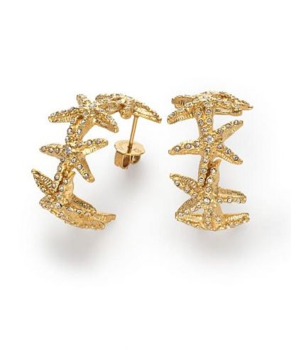Σκουλαρίκια Paul Hewitt Sea Star Creole Earings Gold
