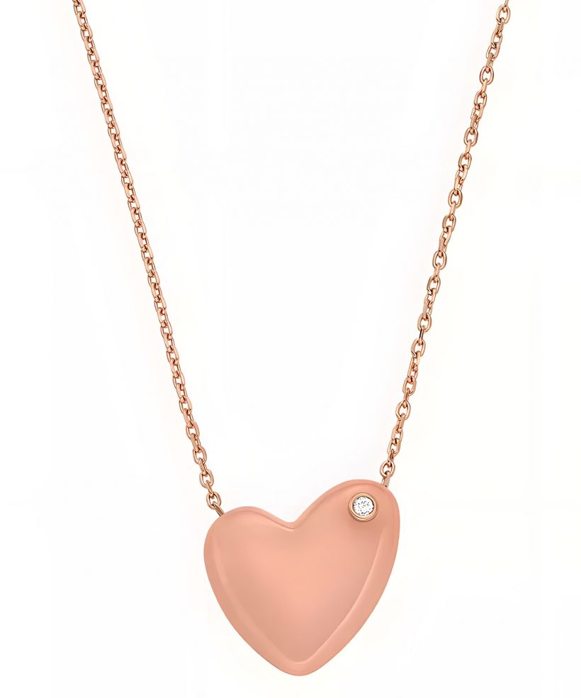 Κολιέ Skagen Sea Glass Pink Pendant