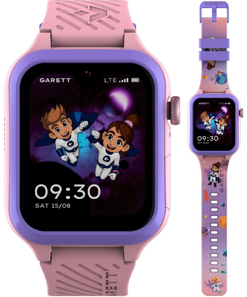 Smartwatch Παιδικά Garett Kids Essa AI 4G Ροζ SET