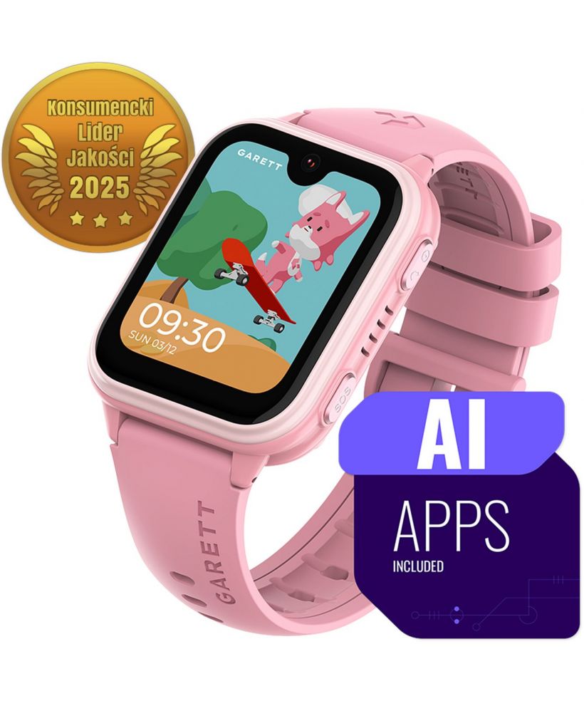 Smartwatch Παιδικά Garett Kids Vibe AI 4G Ροζ