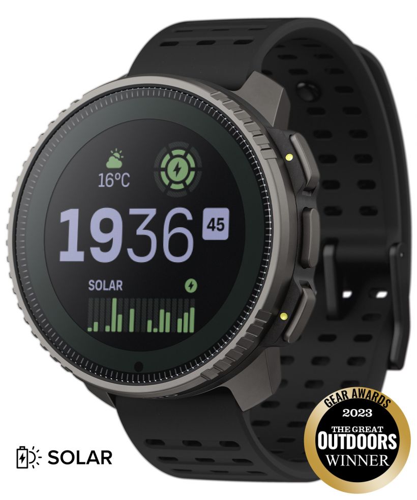 Αθλητικό Ρολόι Για Γυναίκες Και Άνδρες Suunto Vertical Titanium Solar Black [Sapphire Glass]
