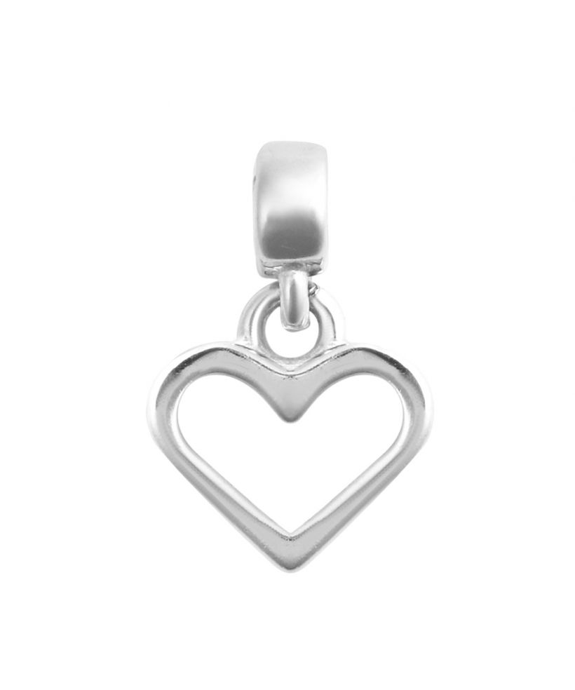 Κρεμάστρα Daniel Wellington Heart Contour Charm Silver