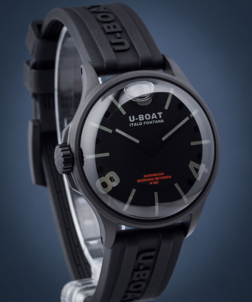 Ρολόι Ανδρικά U-Boat Darkmoon 40mm BK Black PVD