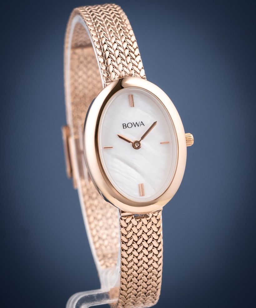 Ρολόι Γυναικεία BOWA Oslo Pearl Rose-Gold Mesh 23