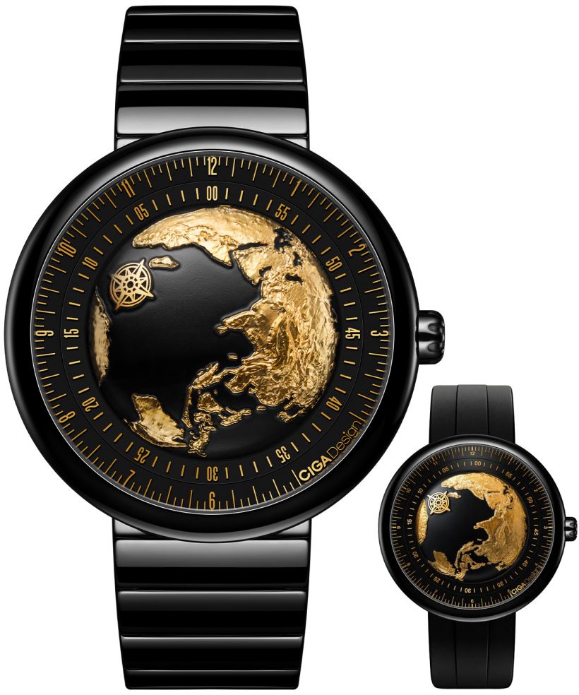 Ρολόι Ανδρικά Ciga Design U Series Blue Planet II Gilded Age Automatic SET