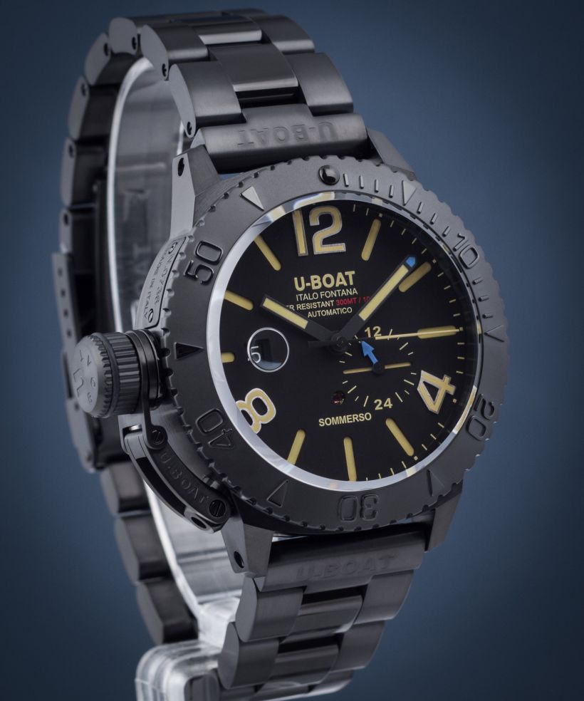 Ρολόι Ανδρικά U-Boat Sommerso 46mm DLC Bracelet