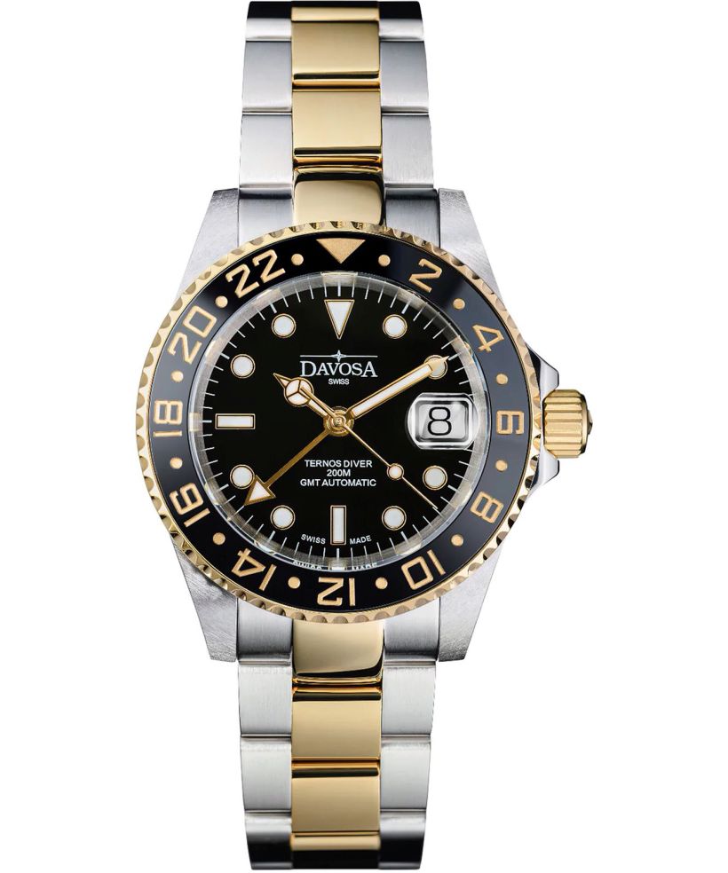 Ρολόι Ανδρικά Davosa Ternos Ceramic GMT WaveSI Automatic