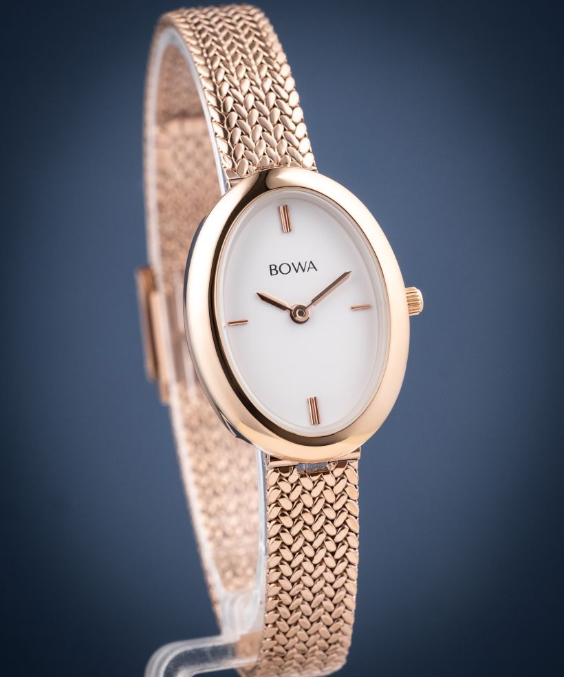 Ρολόι Γυναικεία BOWA Oslo White Rose-Gold Mesh 23