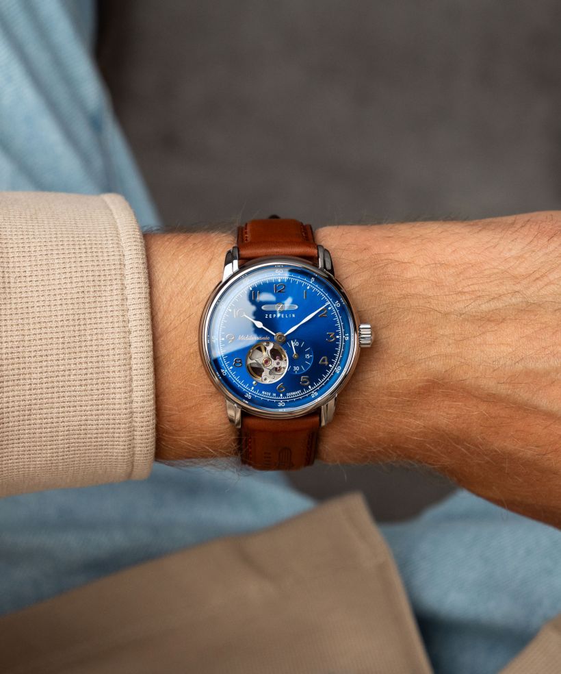 Ρολόι Ανδρικά Zeppelin Méditerranée Open Heart Automatic