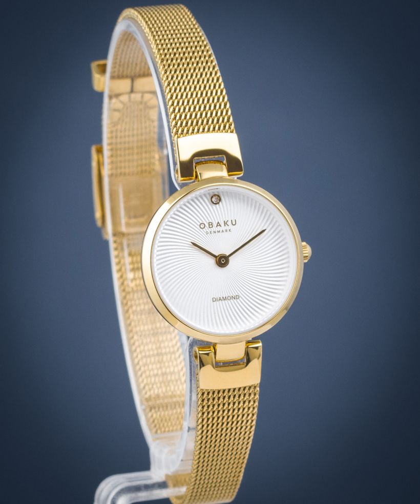 Ρολόι Γυναικεία Obaku Diamant Petite Gold
