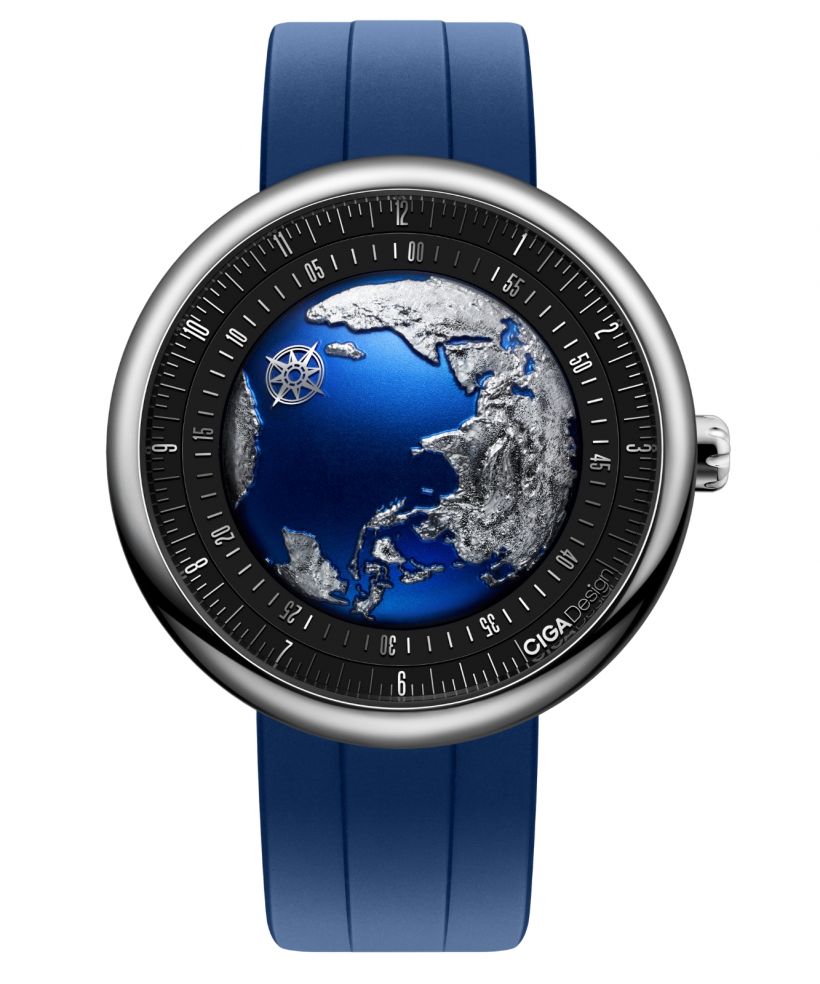Ρολόι Ανδρικά Ciga Design Blue Planet GPHG 2021 Titanium