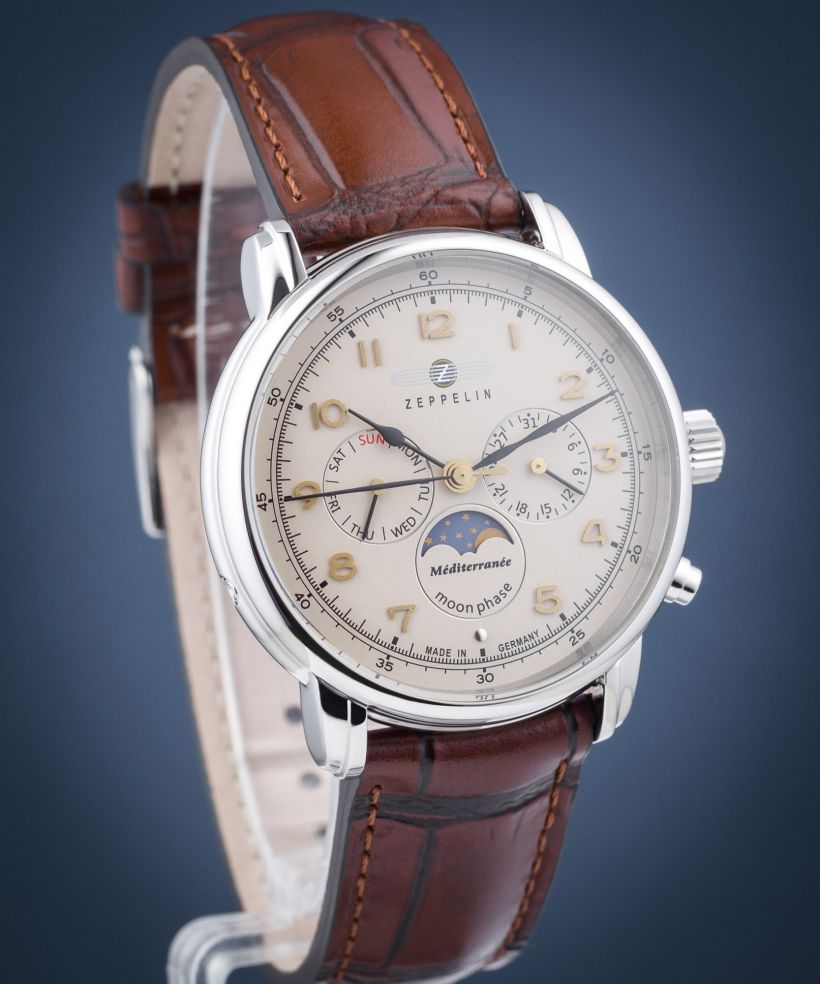 Ρολόι Ανδρικά Zeppelin Mediterranee Moonphase
