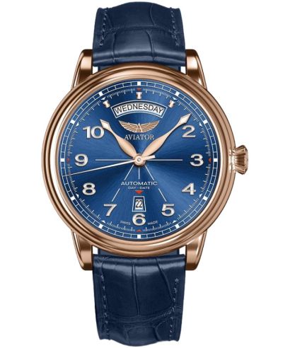 Ρολόι Ανδρικά Aviator Douglas DC-3 Day-Date Automatic Limited Edition