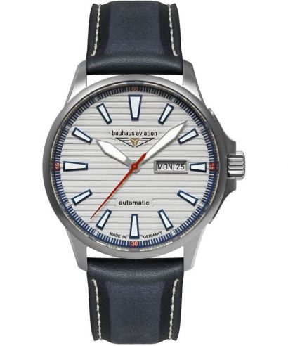 Ρολόι για Γυναίκες και Άνδρες Bauhaus Aviation Automatic Titanium