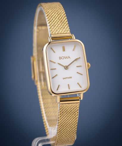 Ρολόι Γυναικεία BOWA Dubai White-Gold Mesh 20