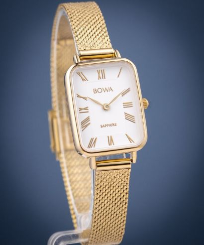 Ρολόι Γυναικεία BOWA Dubai White-Gold Mesh 20