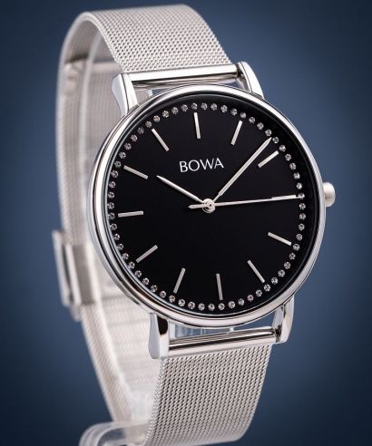 Ρολόι Γυναικεία BOWA Rio Black-Silver Mesh 38