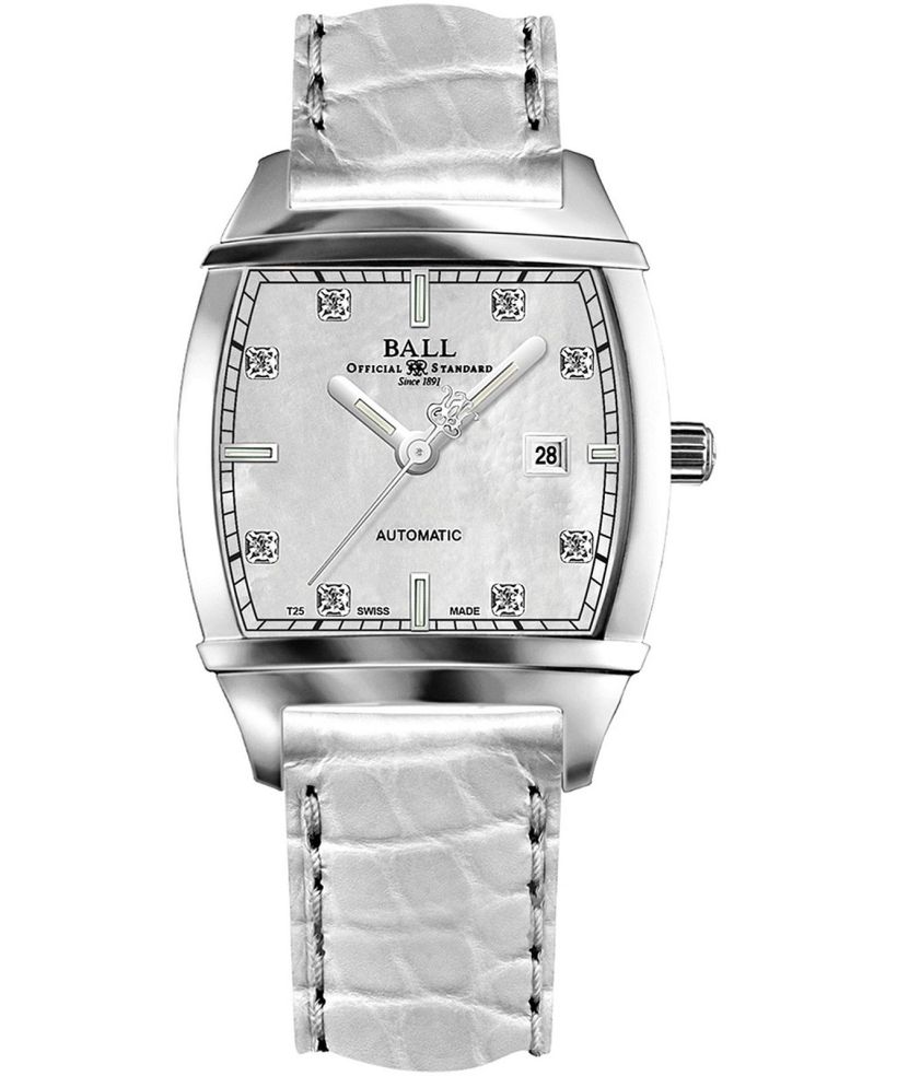Ρολόι Γυναικεία Ball Transcendent Pearl Diamond Automatic