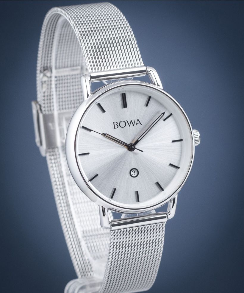 Ρολόι Γυναικεία BOWA Milan Silver-Black Tone Mesh 34