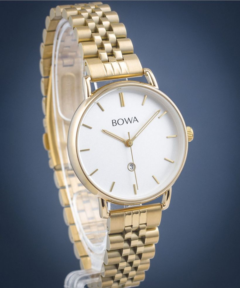 Ρολόι Γυναικεία BOWA Milan White Gold Steel 34