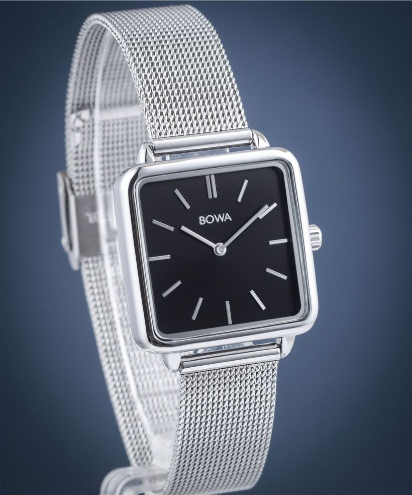 Ρολόι Γυναικεία BOWA Vienna Black Silver Mesh 29