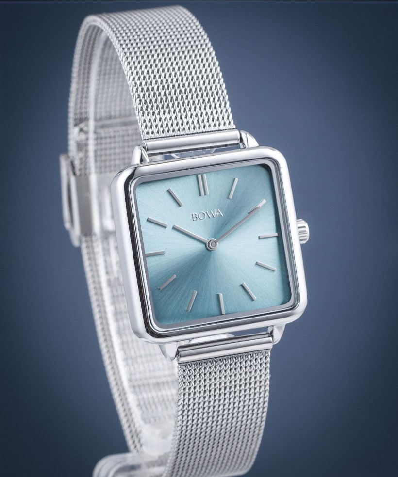 Ρολόι Γυναικεία BOWA Vienna Ice-Blue Silver Mesh 29