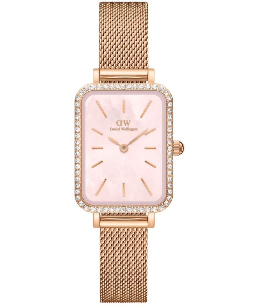Ρολόι Γυναικεία Daniel Wellington Quadro Lumine Bezel Melrose Pink 40