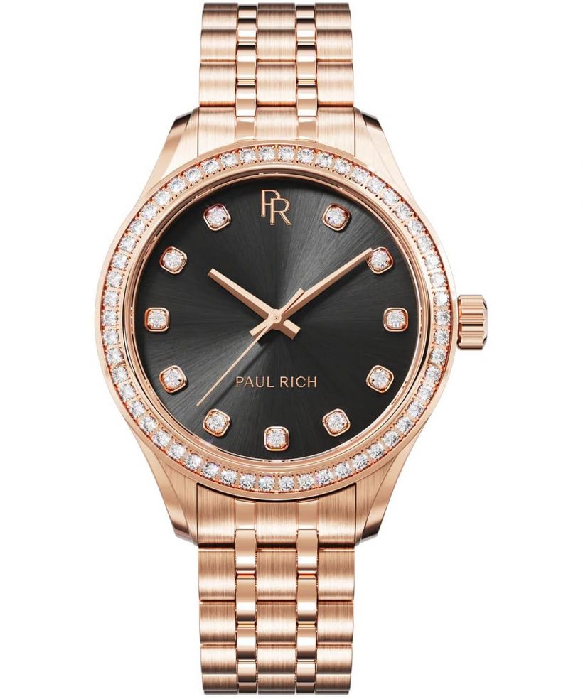 Ρολόι Γυναικεία Paul Rich Crystelle Rose Gold Black