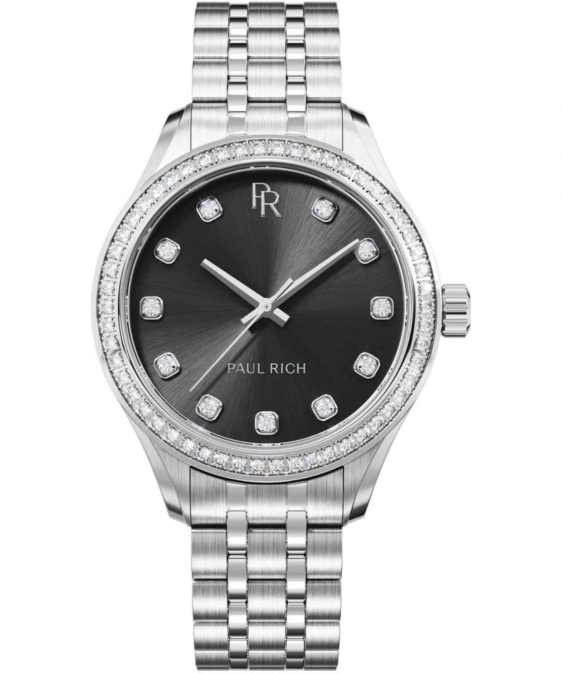 Ρολόι Γυναικεία Paul Rich Crystelle Silver Black