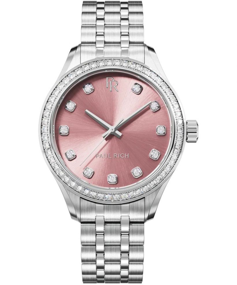 Ρολόι Γυναικεία Paul Rich Crystelle Silver Pink