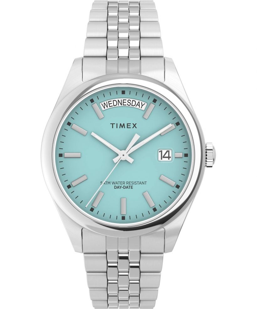 Ρολόι Γυναικεία Timex Legacy Day and Date Tiffany Blue